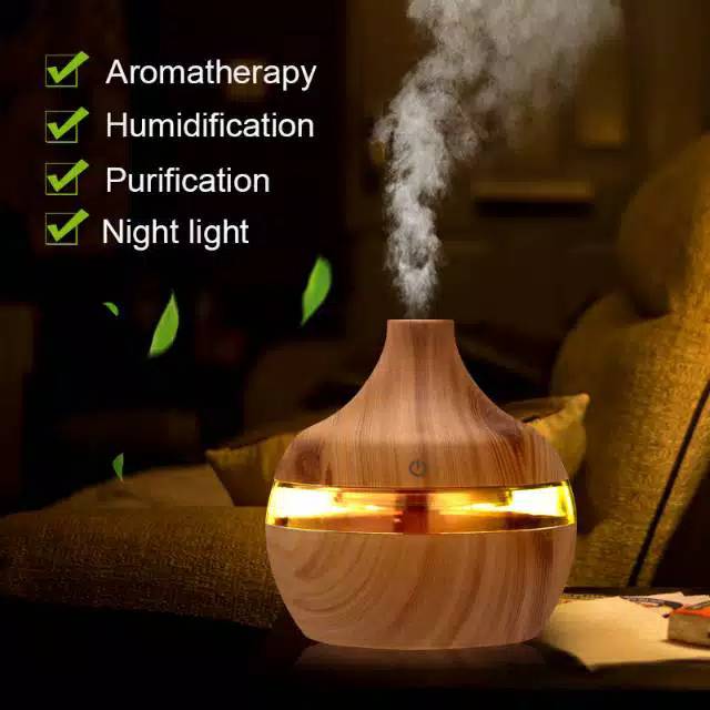 Humidifier kayu aroma terapi