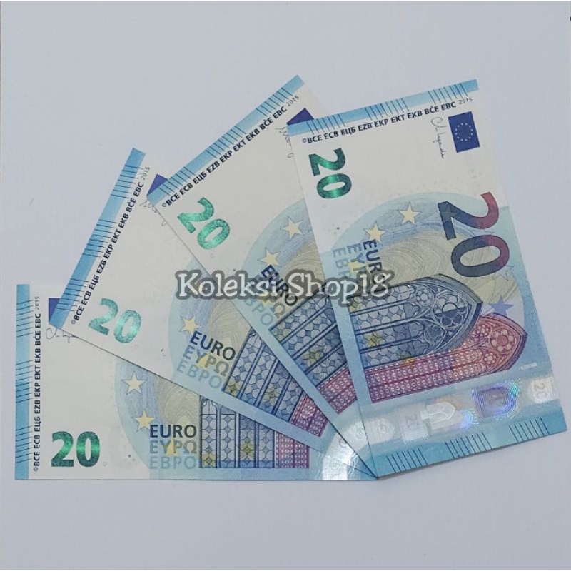 Koleksi Euro Eropa Pecahan 20 Euro