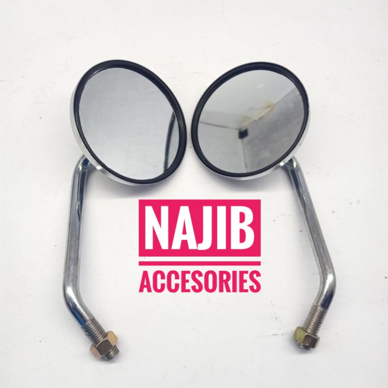 Kaca Spion Bulat klasik pnp Universal c70 scoopy