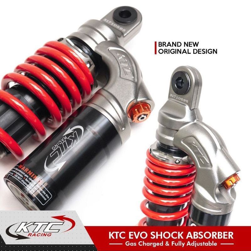 Shockbreaker/ Shock KTC EVO Series New Original Beat Vario Mio Scoopy Xeon Genio Fazzio 310mm 330mm