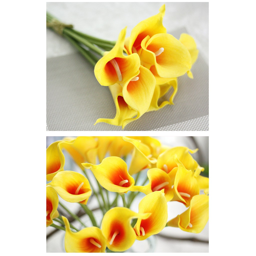 Bunga Artifisial / Bunga Simulasi - Tangkai Calla Lily Real Touch P35