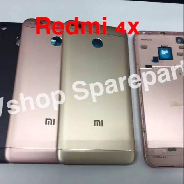 Backdoor backcover xiaomi redmi 4x tutup belakang batrai original
