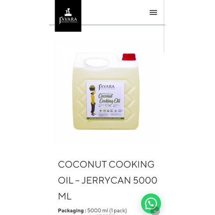 

COCONUT COOKING OIL – JERRYCAN 5000 ML