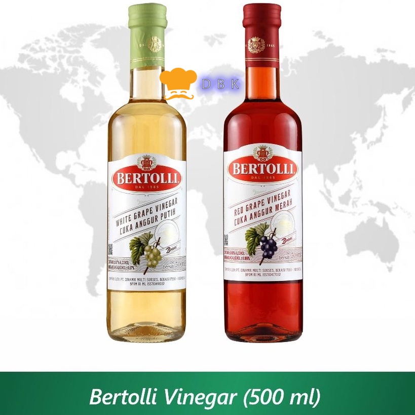 

Bertolli Cuka Anggur 500ml Grape Vinnegar Sertifikasi Halal