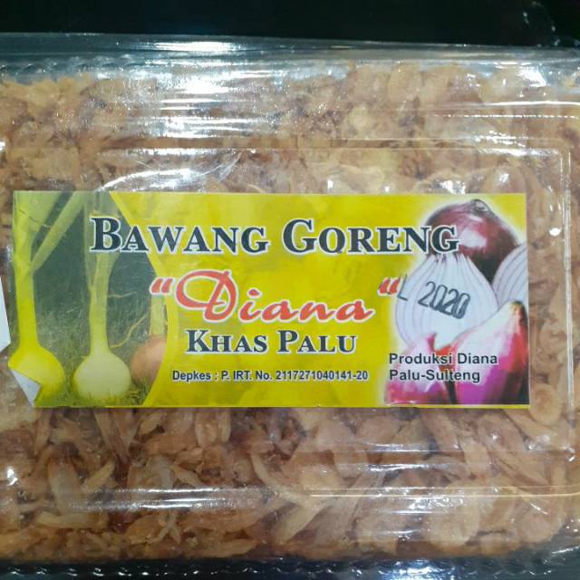 

Bawang Goreng Khas Palu Diana Pack Besar 200 gram
