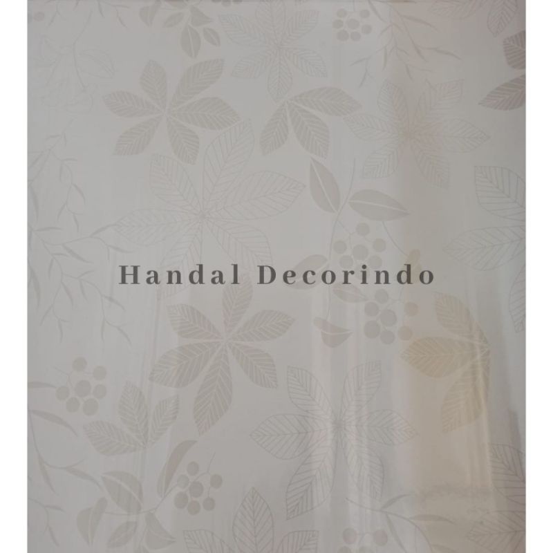 Sticker Kaca | Sticker Kaca Film Sandblast Motif Daun 0504