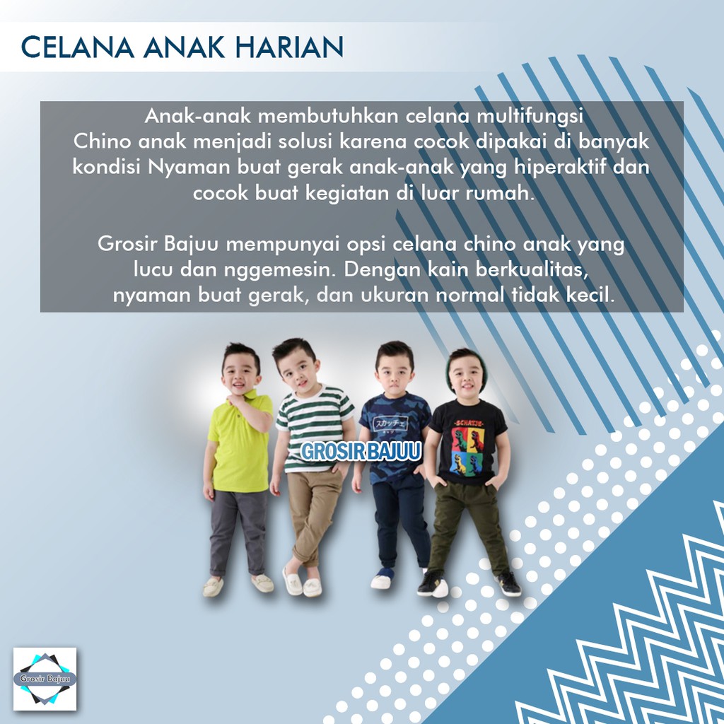 Celana Anak Laki-laki Chino Anak bisa COD Cinos Anak 1-12 Tahun Celana Cinos Anak Celana Chino GB