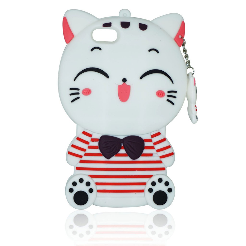 GoodCase - Silicone Motif Kucing Neko Soft Case Samsung J4 2018 | J6 | J7+ | J8 2018 | A10 | A20