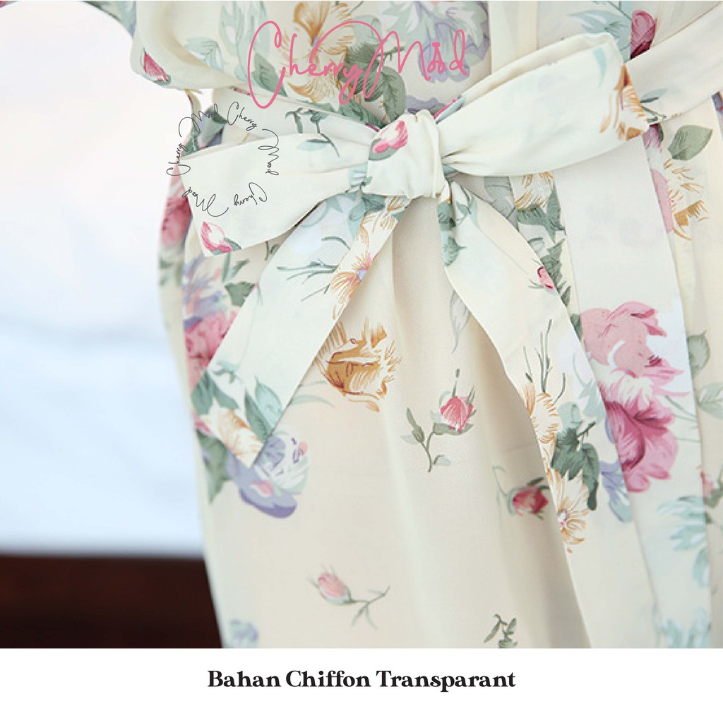 SAKURA Lingerie Seksi Outer Motif All Size Transparan Baju Tidur Kimono Wanita Pakaian Wanita Dewasa  Baju Dinas Depan Suami Sleepwear G-string Termurah Baju Malam Pertama Terbaru Pakaian Dalaman Wanita-3