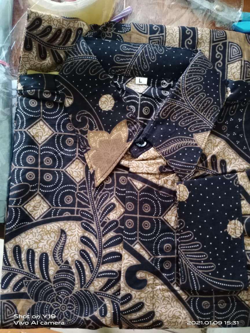 Batik Couple Motif Terbaru Pekalongan Original Zipper M L Xl