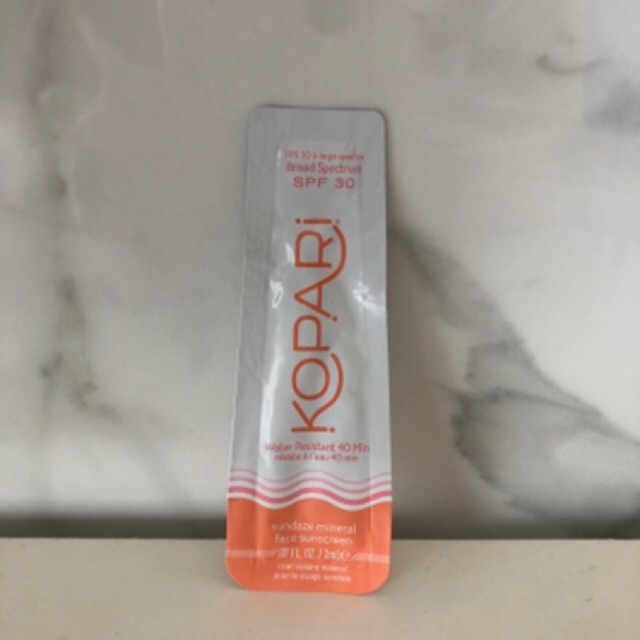 kopari sunscreen