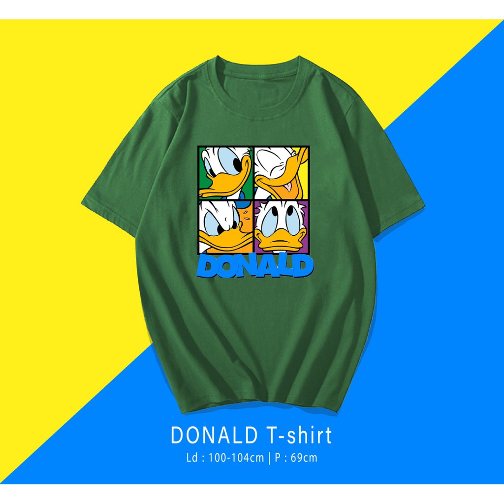 DONALD DUCK  / TERMURAH BAJU KAOS KATUN WANITA/ PRIA UNISEX LENGAN PENDEK / TUMBLR TEE