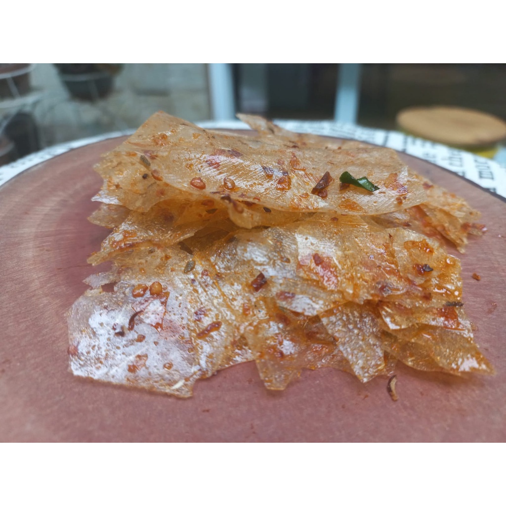 

Special Keripik KACA super pedas asararamenan/cemilan/oleh oleh bandung