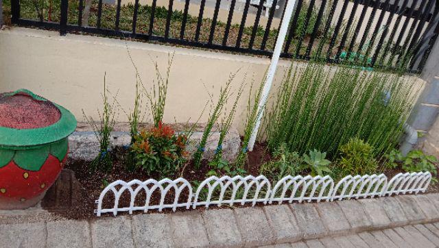 Pagar Plastik Shabby Mini Oval Isi 5