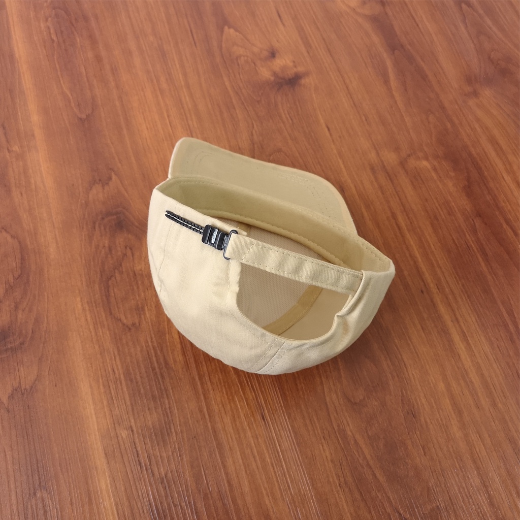 KAOS POLOS MISTY PRIA TANGAN PENDEK TWOTONE 30S &amp; TOPI CREAM PREMIUM