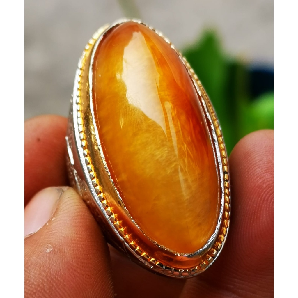 Batu akik asli pandan nanas jumbo