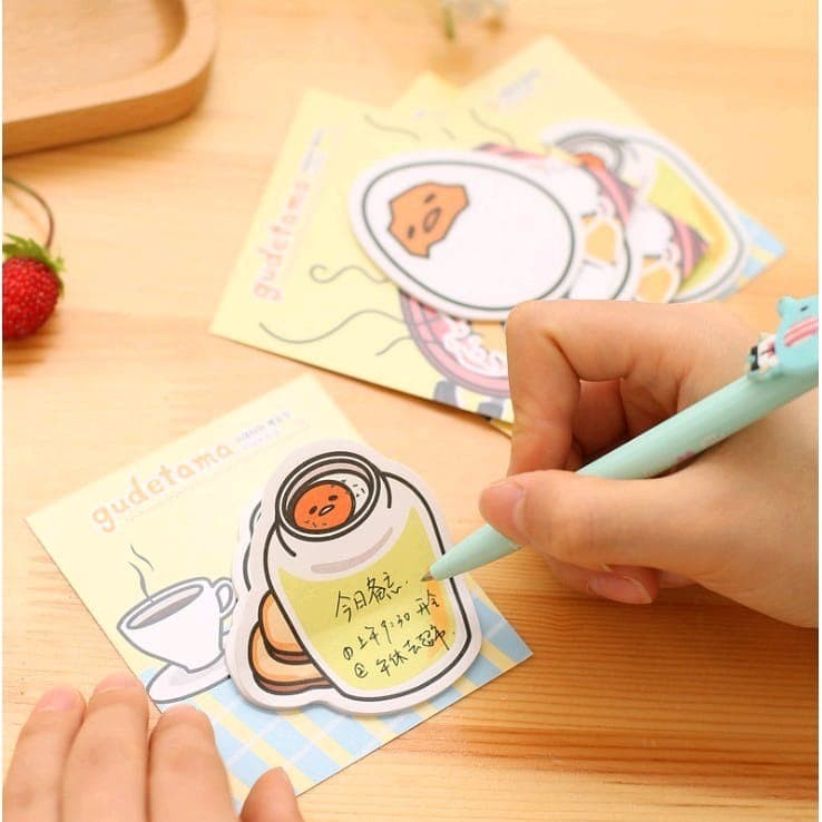 Sticky Note /Post It Lucu Bentuk Telur / Gudetema / Sticky Notes