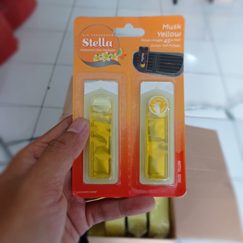 STELLA Car Parfum Set Refill Pengharum Interior Mobil Pewangi Kabin Mobil Penyegar Ruang Mobil