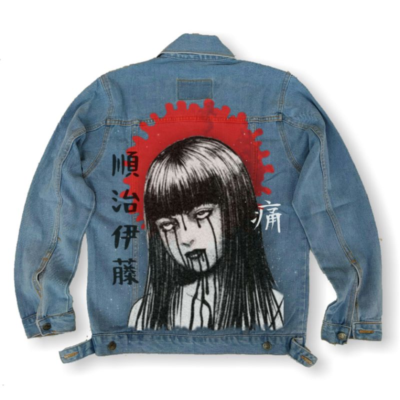 Junji Ito Tomie Jaket Lukis