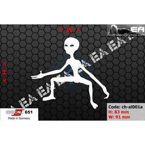 ea cutting sticker / decal Code: ch-al001a ( alien )