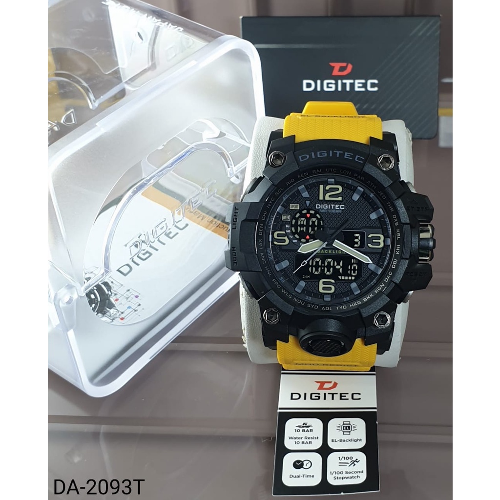 Jam Tangan Pria Digitec DA2093T 2093 Original Garansi Resmi