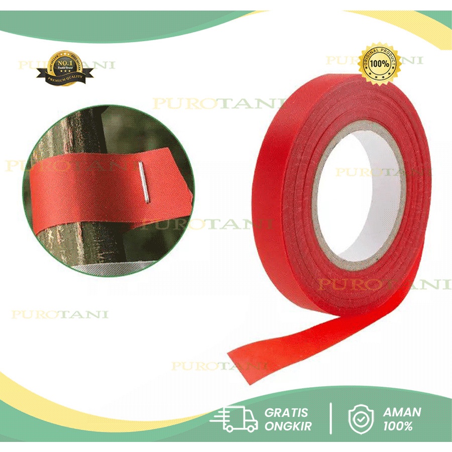 Tapetool Refill Tape Pita Isi Ulang Tapetool vita tape tool pengikat rol tanaman tali teptol