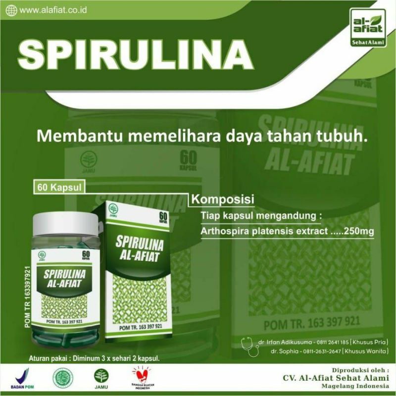 

SPIRULINA / HERBAL KOLESTEROL / HERBAL IMUN / BUBUK SPIRULINA