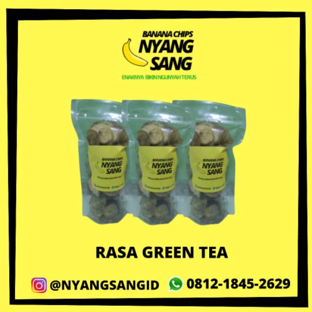 

Keripik Pisang Green Tea By Nyangsang