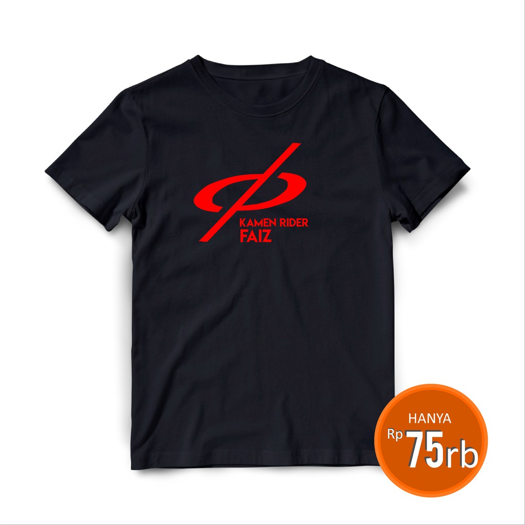 Kaos Baju Kamen Rider Faiz Katun 30s