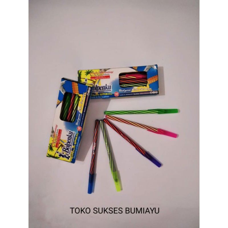 

BolpenkU Bolpoint Lilin Murah isi 12pcs