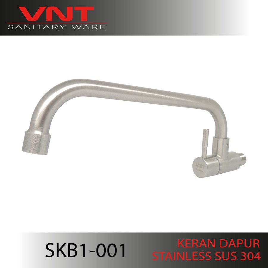 Kran Cuci Piring Leher Bebek Stainless SUS304 Keran Dapur Sink