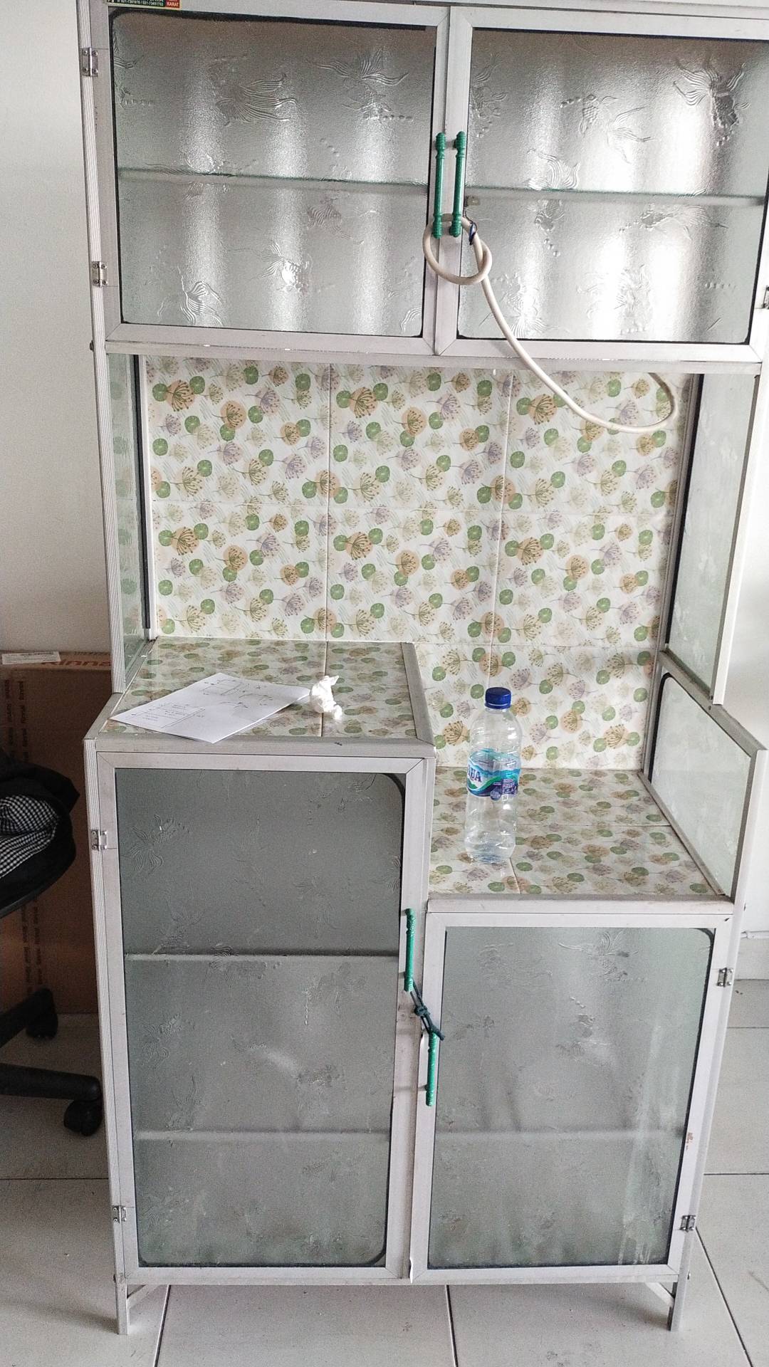 K6013h Wajan Enamel Gagang 32 Cm/pengorengan Anti Lengket Serbaguna