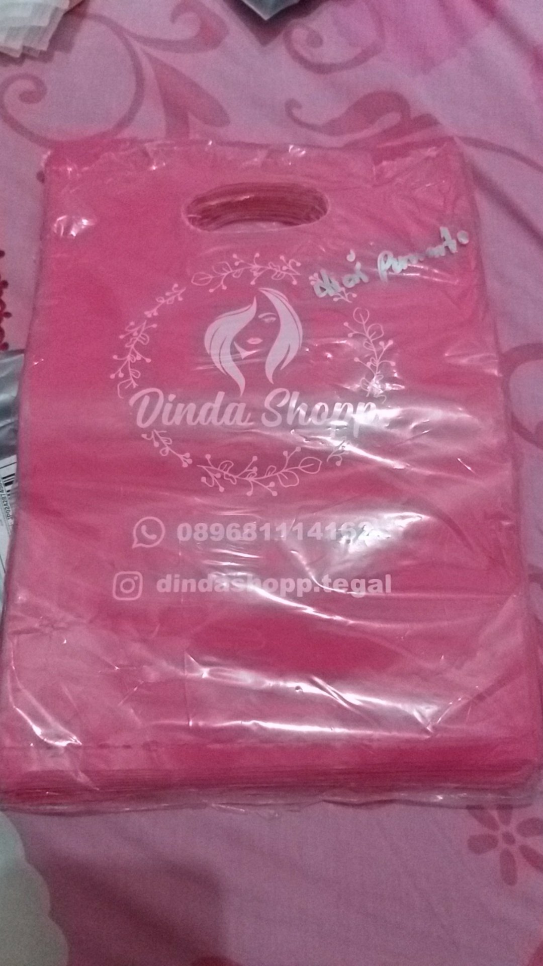 Sablon Plastik Tanpa Pre Order Plong Uk 20x30 Plastik Packing Olshop