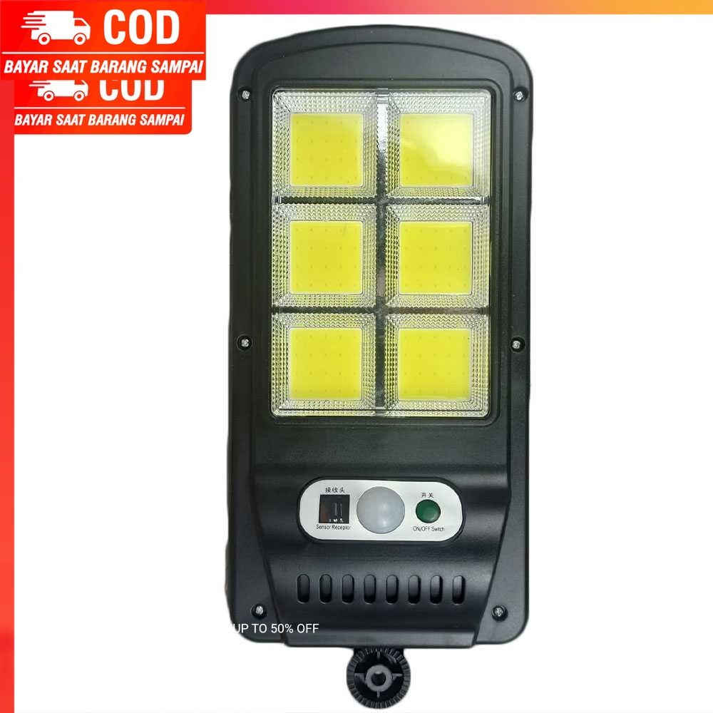 (1005 BARANG ORI) TRLIFE Lampu Solar Panel PIR Motion Sensor COB with Remote PL216