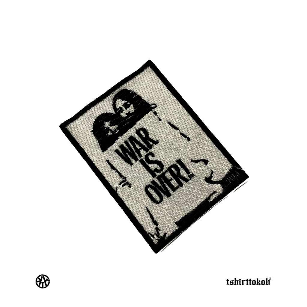 Tshirttokoh - Patch John Lennon 01 War is Over