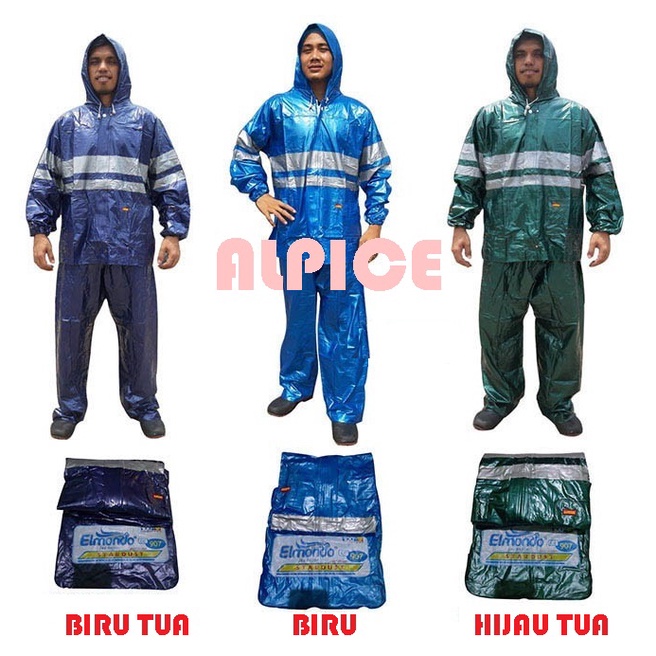 Jas Hujan Jaket Celana Stardust Elmondo 907