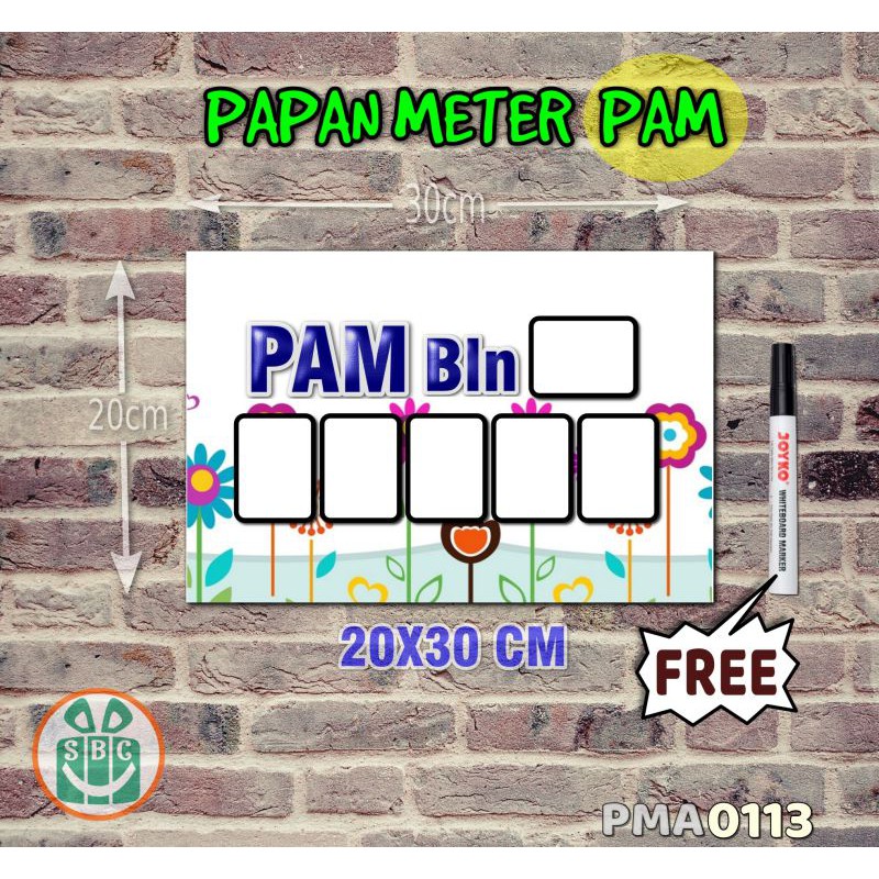 

Stokastik Papan Meter Listrik PLN PAM motif Unik - Floral 13