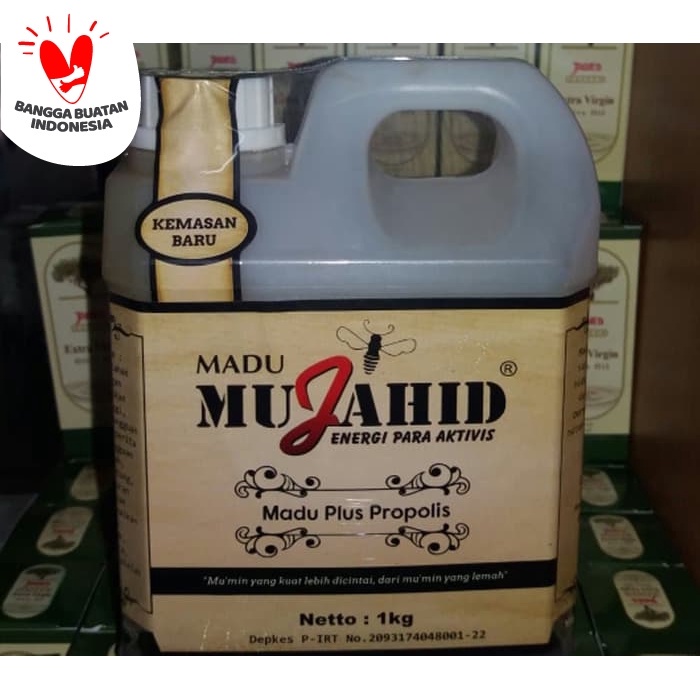 

madu- madu hutan plus propolis asli mujahid 1 kg -madu.