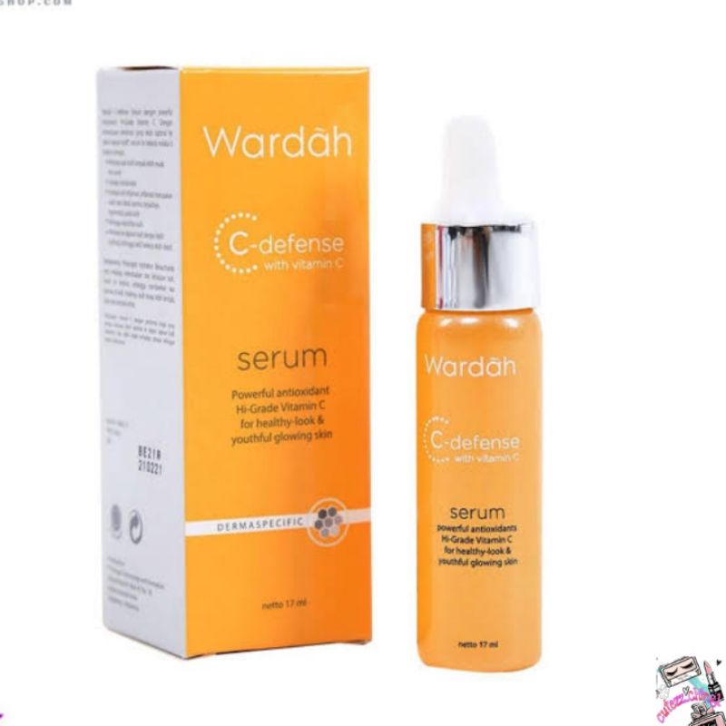 ☃Cutezz_Ching1☃Wardah C Defense Serum 17ml - Serum Wajah