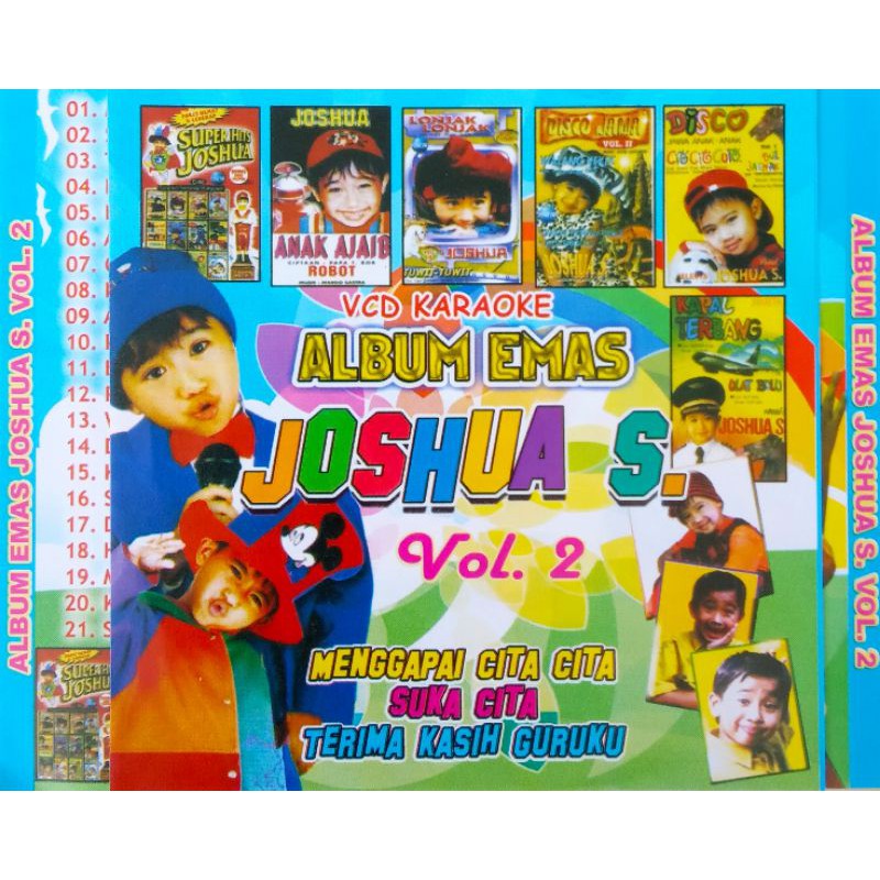 kasetkucollection joshua vol 2 Vcd Karaoke Album emas