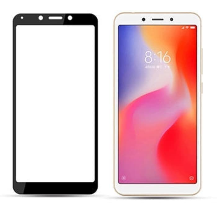 TEMPERED GLASS 5D FULL COVER XIAOMI REDMI 6 / 6A