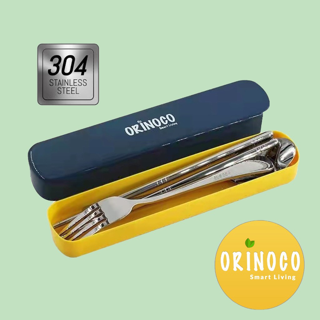 Orinoco Sendok  Set Travel Portable Stainless Steel 304