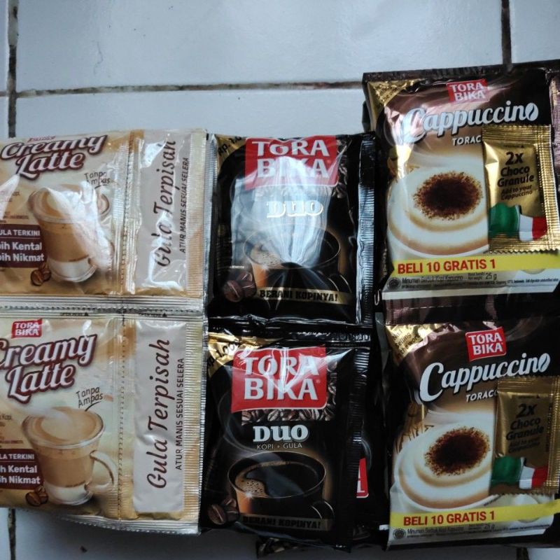 

Torabika Duo/Creamy Latte/Cappucino (Renceng)