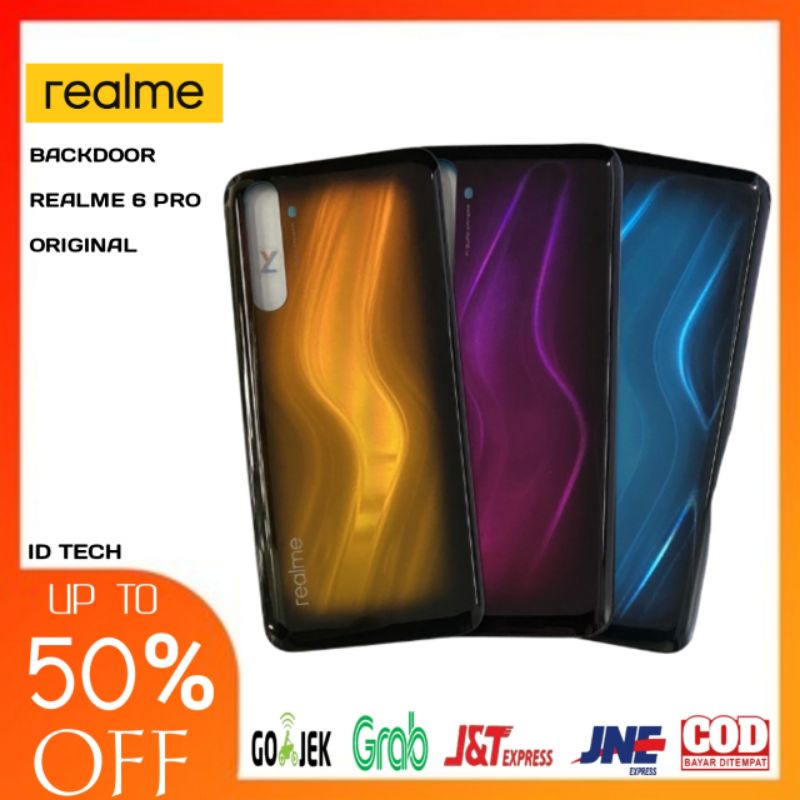 Backdoor Backcover Tutup Belakang Back Casing Realme 6 Pro | Realme 6Pro Original