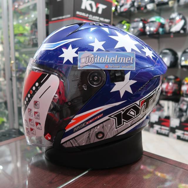 KYT NFJ Broc Parkes 2Visor Ready Pinlock