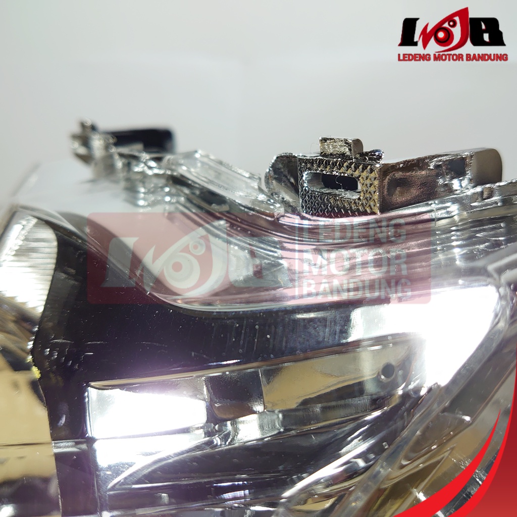 Reflektor Beat Lama Karbu Headlamp Kaca Lampu Depan Lokal Geronimo