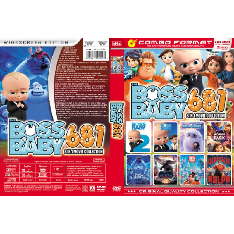 Kaset Koleksi Boss Baby 682