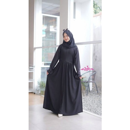 Riani dress polka original by zahin / gamis polka ori zahin / dress shakilla ori zahin