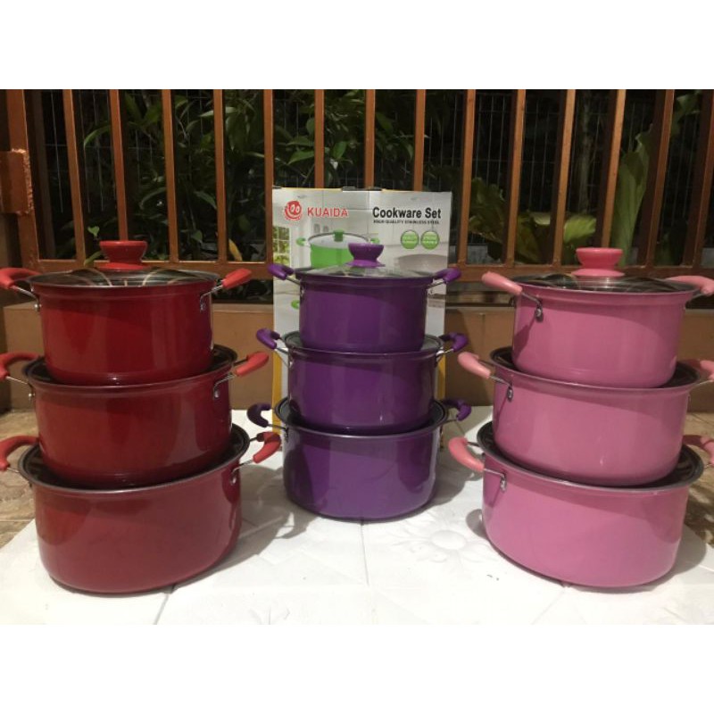 Panci Kuaida Warna 3 Susun