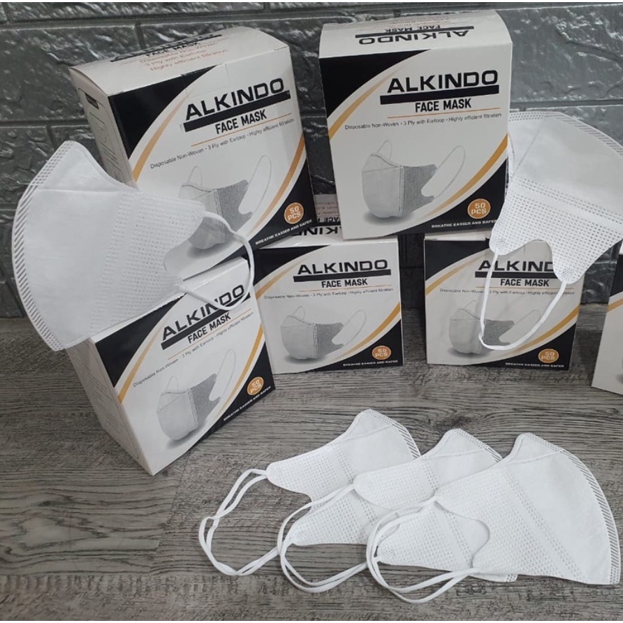 MASKER DUCKBILL ALKINDO ISI 50 PCS